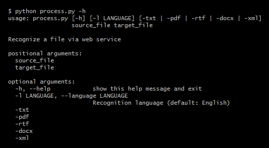 Python OCR API library Code examples for image processing in Python